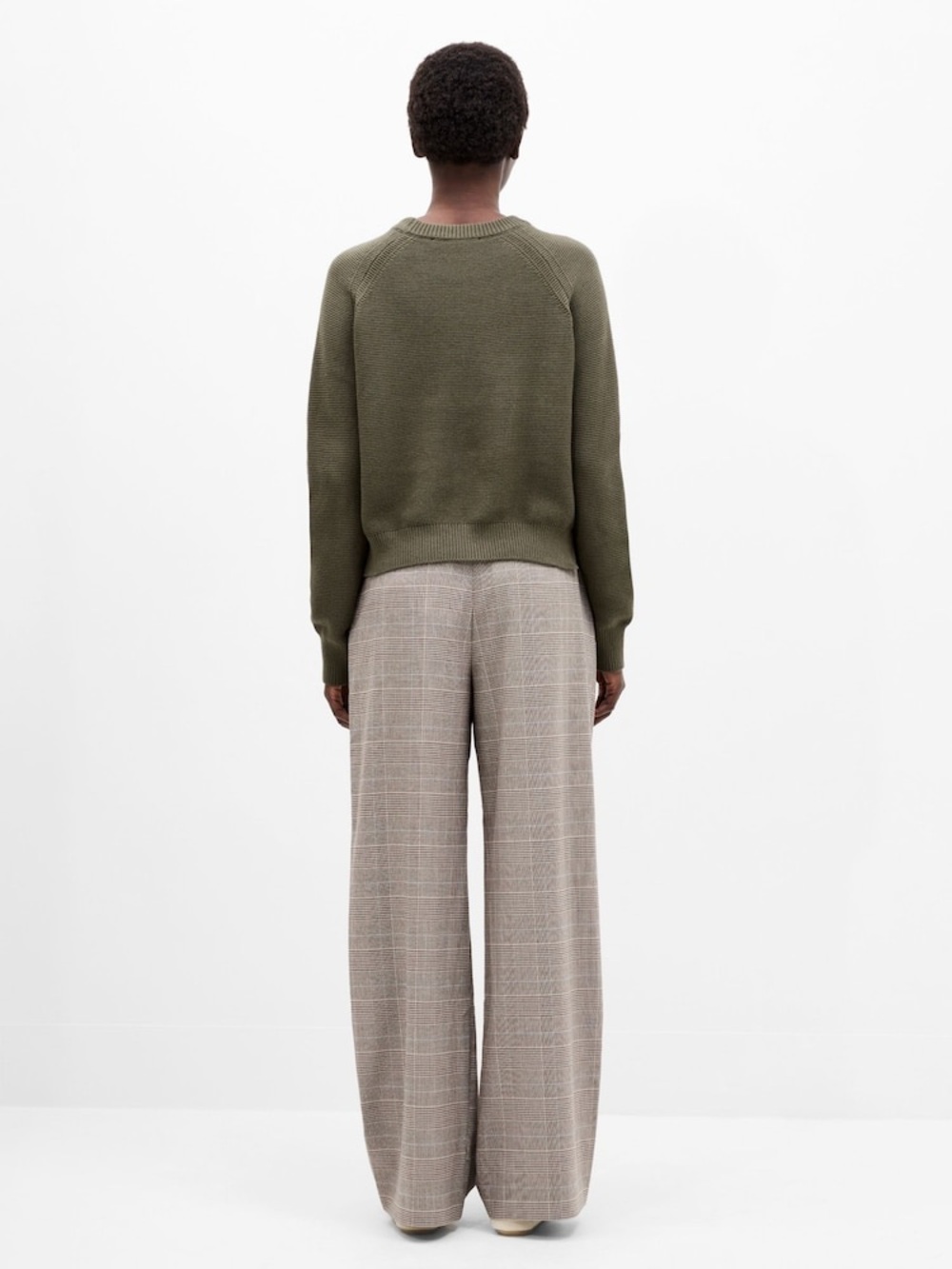 French Connection Green Lily Mozart Crew Neck Jumper - Picture 4 of 10